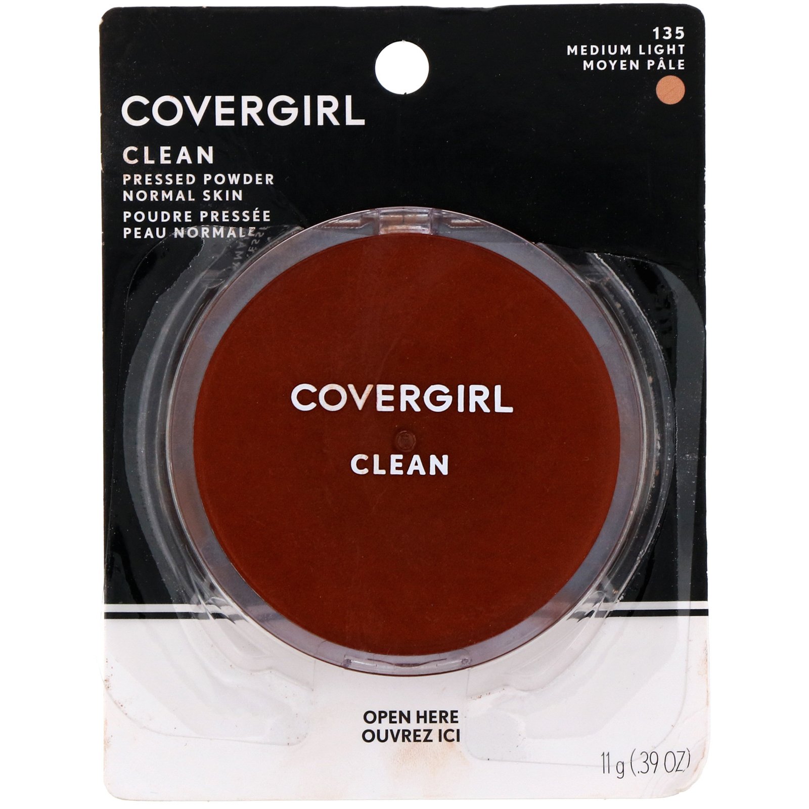 Comprar Covergirl, Clean, Base em pó compacto, 135 Médio leve, 11 g - Imagem 2