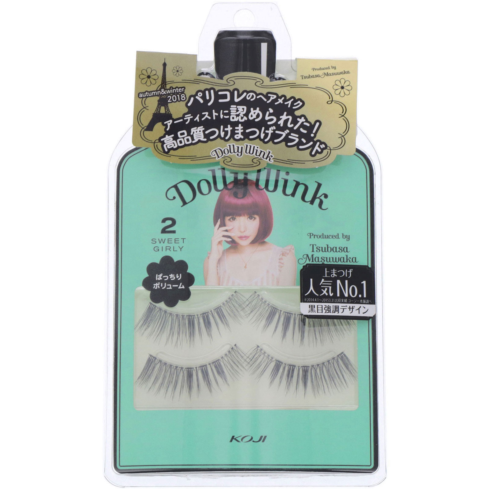Comprar Koji, Dolly Wink, Cílios postiços, Nº 2 Doçura de menina, 2 pares