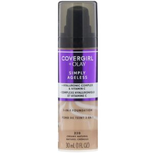 Comprar Covergirl, Olay Simply Ageless, Base 3 em 1, 220 Natural creme, 30 ml