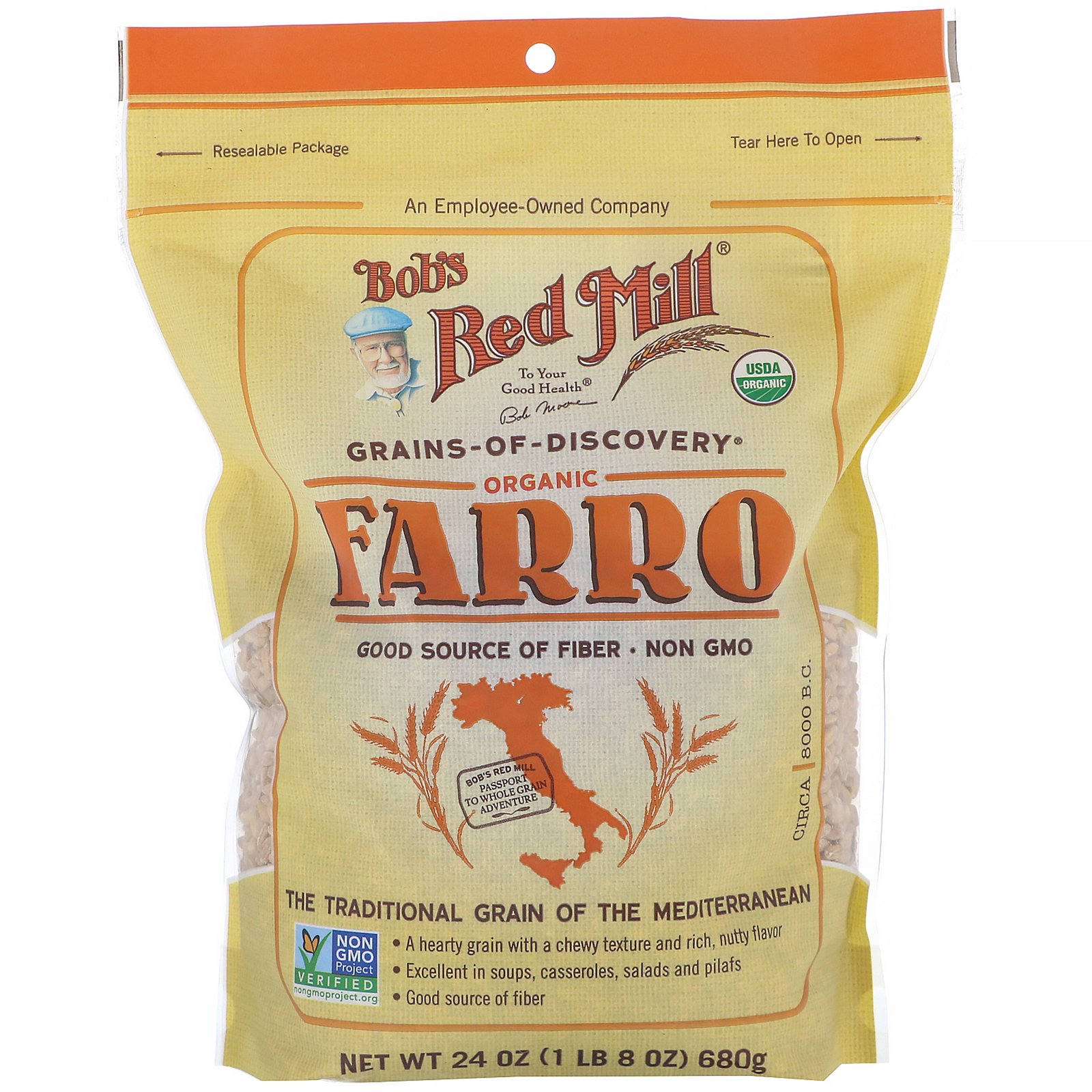 Comprar Bob's Red Mill, Espelta Orgânica, 680 g (24 oz)