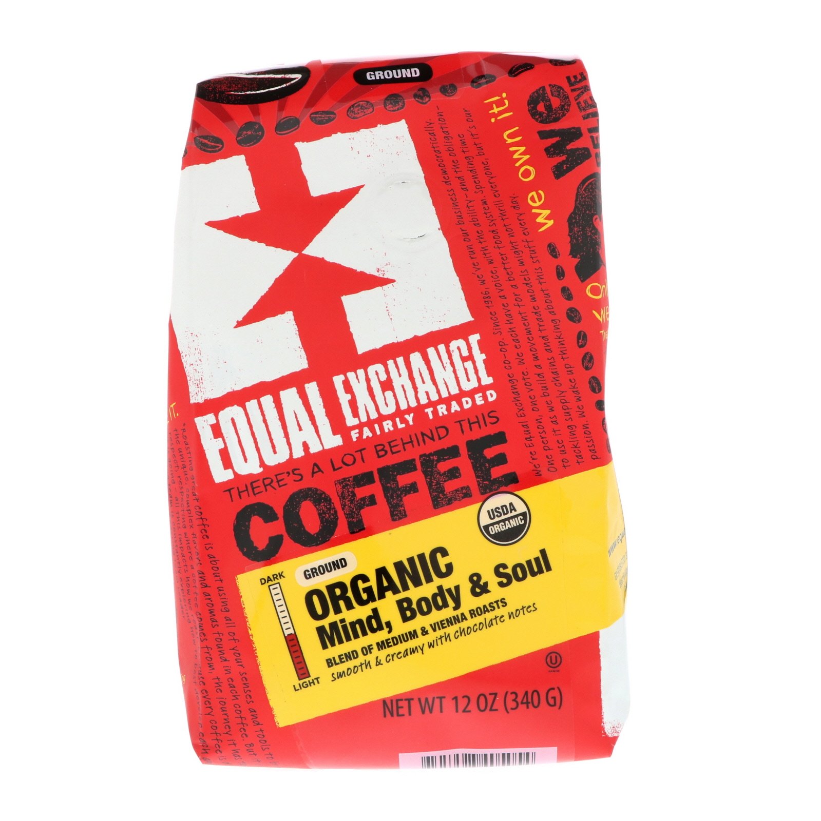 Comprar Equal Exchange, Orgânico, Café, mente, corpo e alma, moído, 12 onças (340 g)