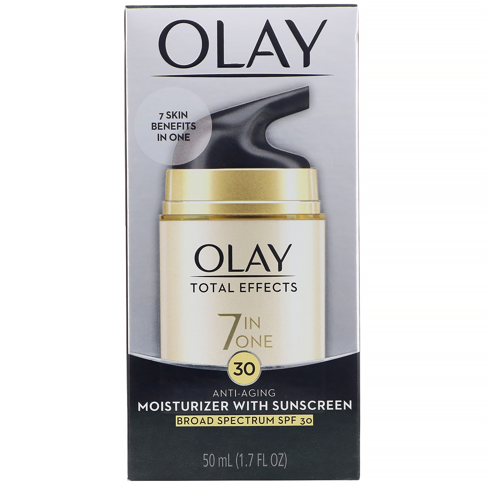 Comprar Olay, Total Effects, Hidratante anti-idade 7 em 1 com protetor solar, FPS 30, 50 ml (1,7 fl oz) - Imagem 2
