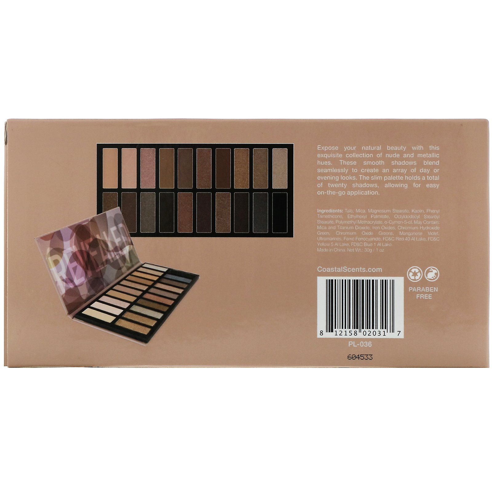 Comprar Coastal Scents, Revealed, Paleta de sombras, 30 g - Imagem 3