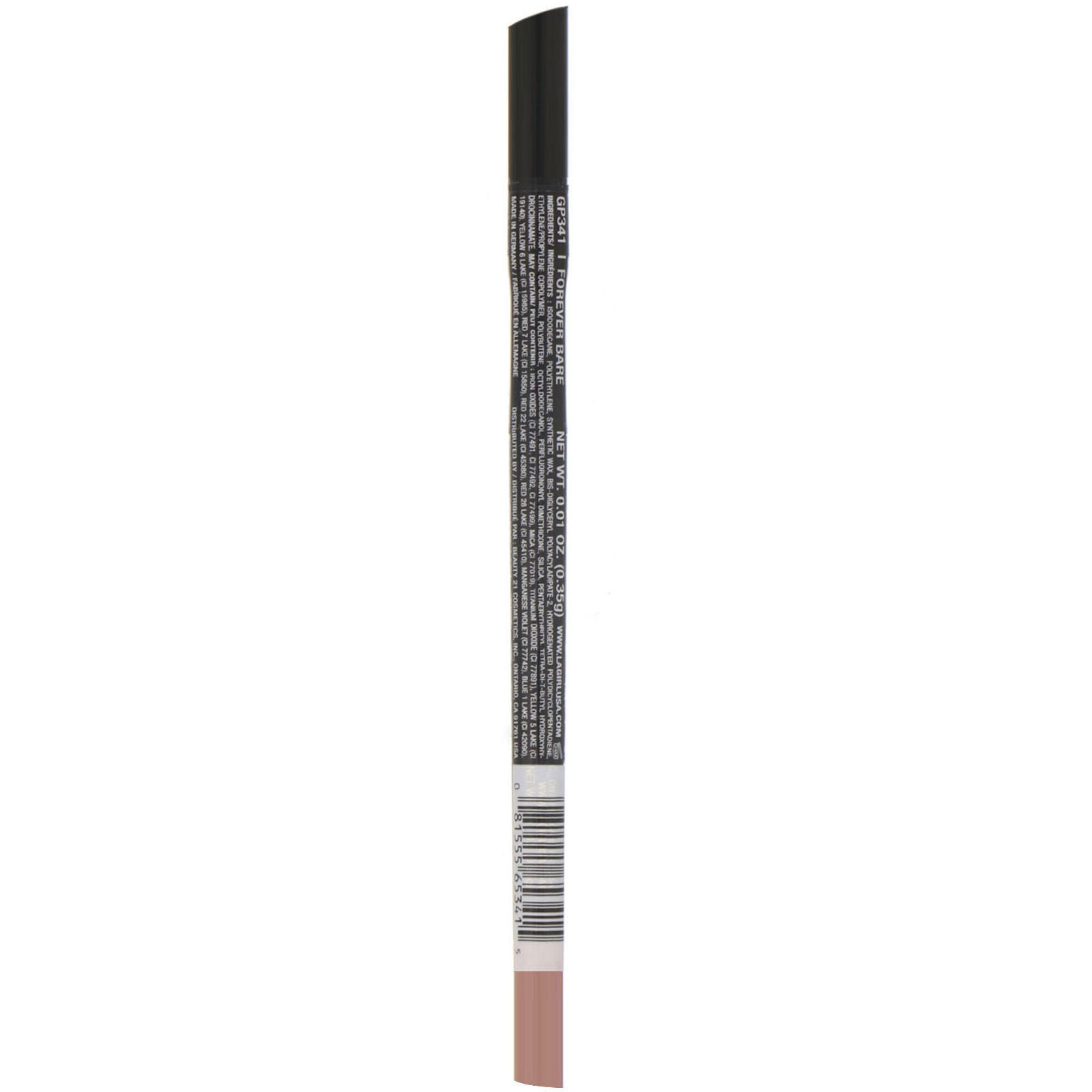 Comprar L.A. Girl, Delineador para lábios Ultimate Intense Stay Auto Lipliner, Forever Bare, 0,01 oz (0,35 g) - Imagem 2