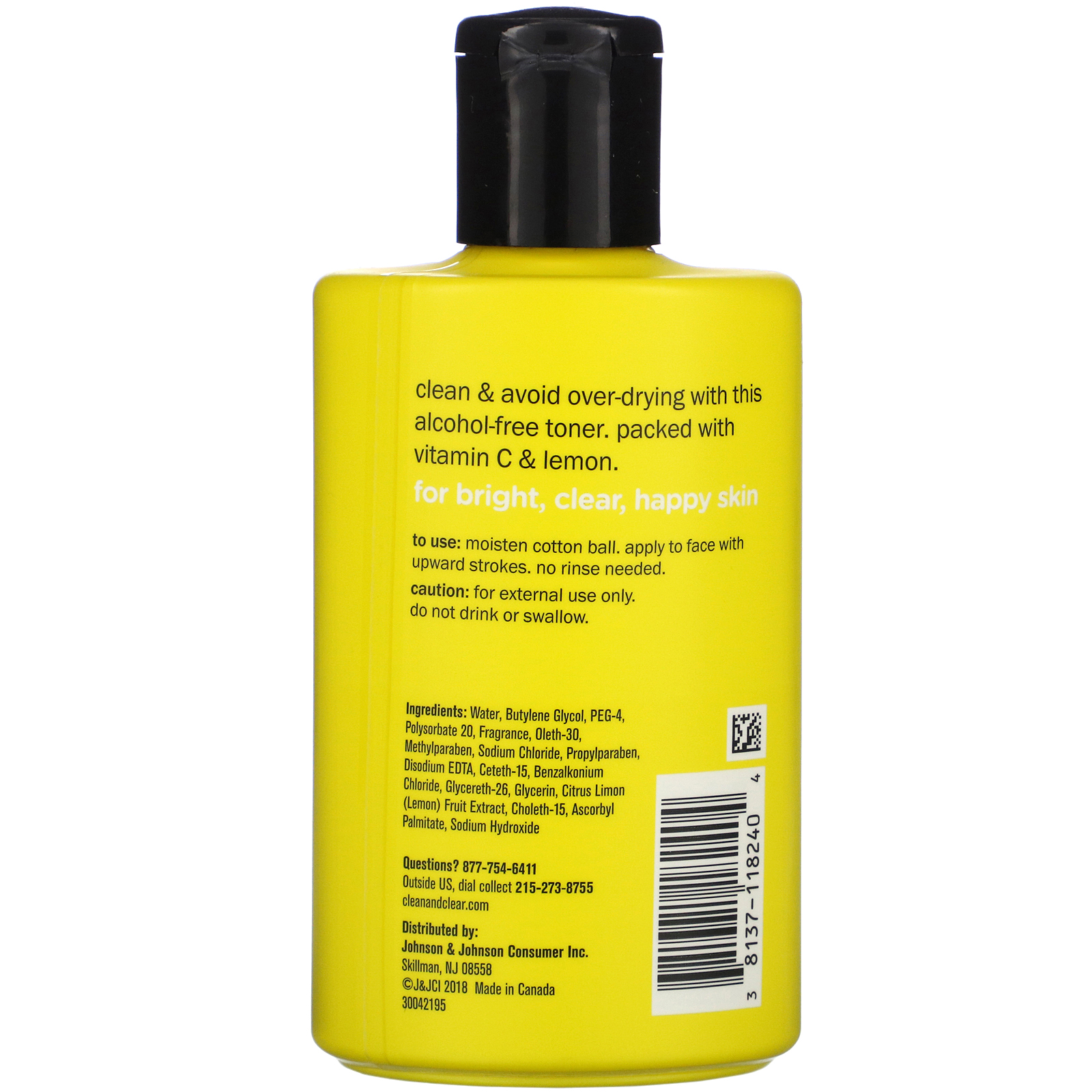 Comprar Clean & Clear, Lemon Juice Toner, 7.5 fl oz (222 ml) - Imagem 2
