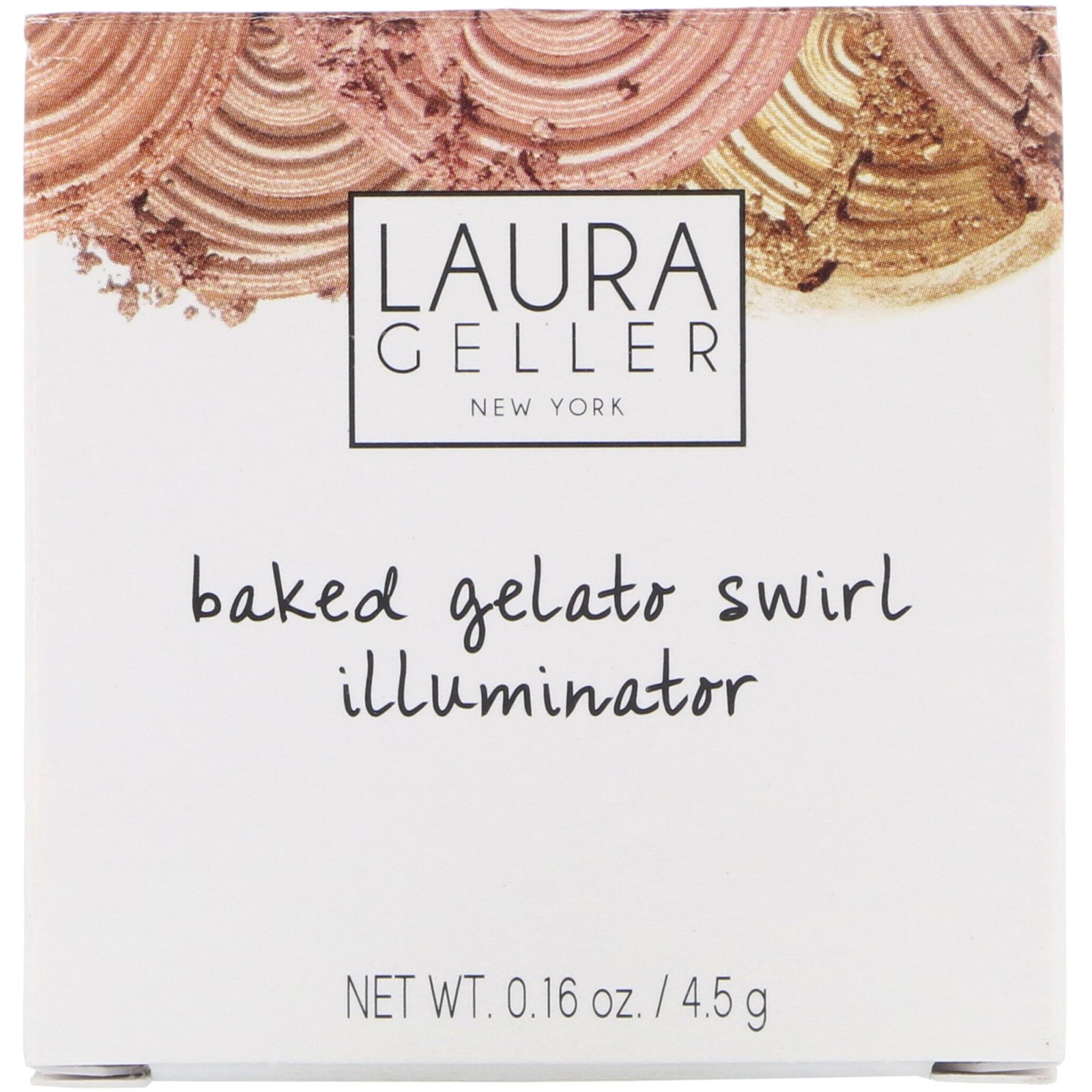 Comprar Laura Geller, Iluminador Baked Gelato Swirl, Mel Dourado, 4,5 g (0,16 oz) - Imagem 2