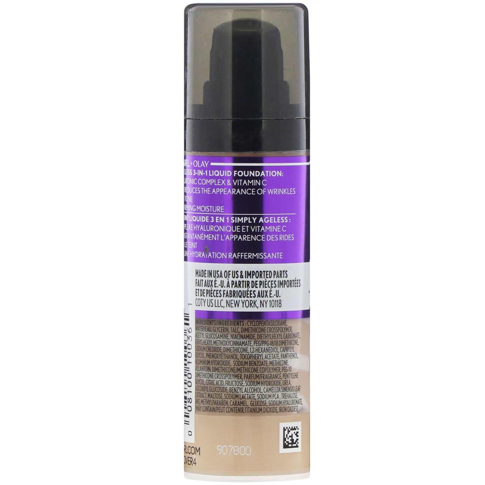 Comprar Covergirl, Olay Simply Ageless, Base 3 em 1, 210 Marfim clássico, 30 ml - Imagem 2