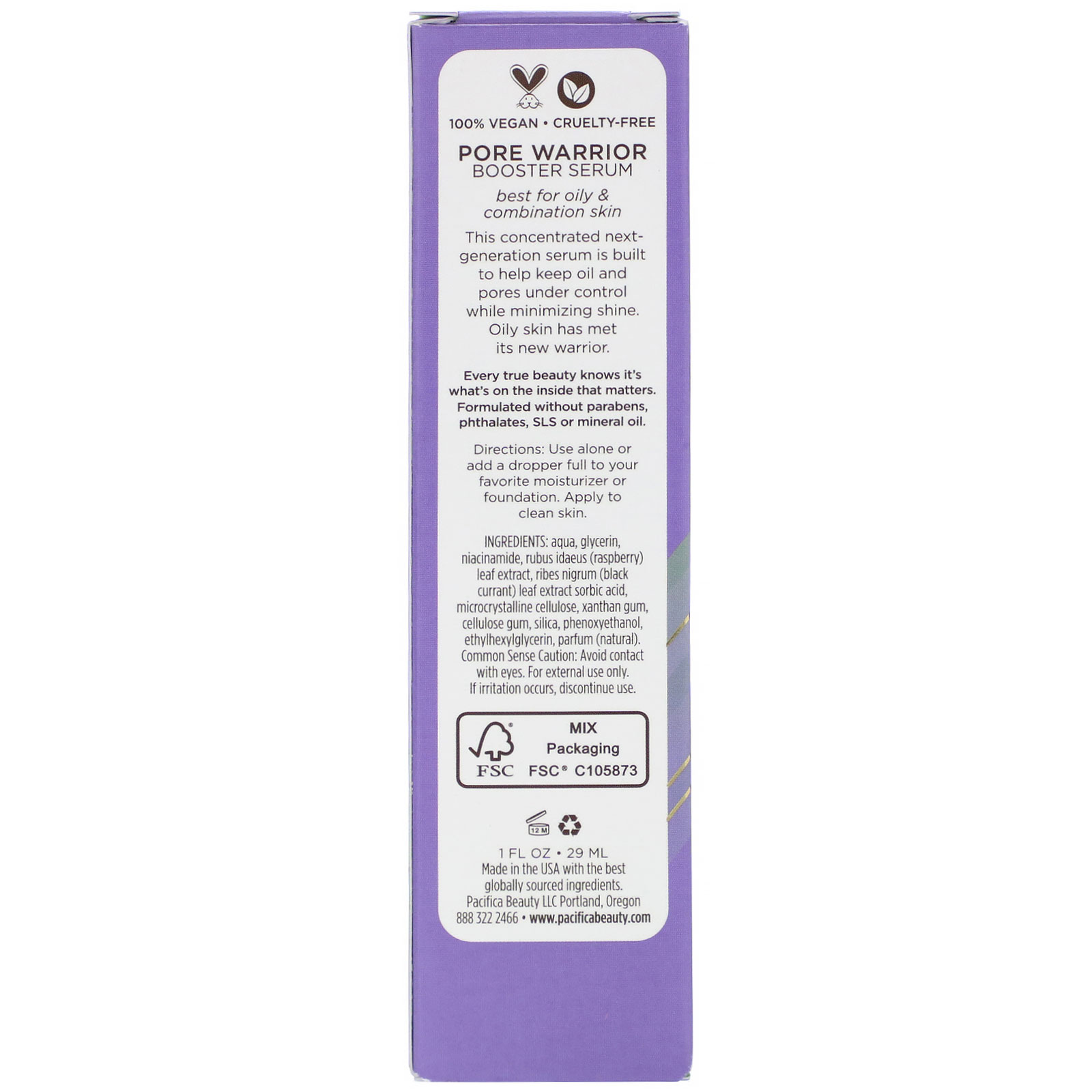 Comprar Pacifica, Sérum Booster Inimigo dos Poros, 1 fl oz (29 ml) - Imagem 3