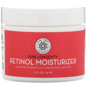 Comprar Pure Body Naturals, Hidratante com Retinol, Creme de Combate ao Envelhecimento e às Rugas, 50 ml (1,7 fl oz)