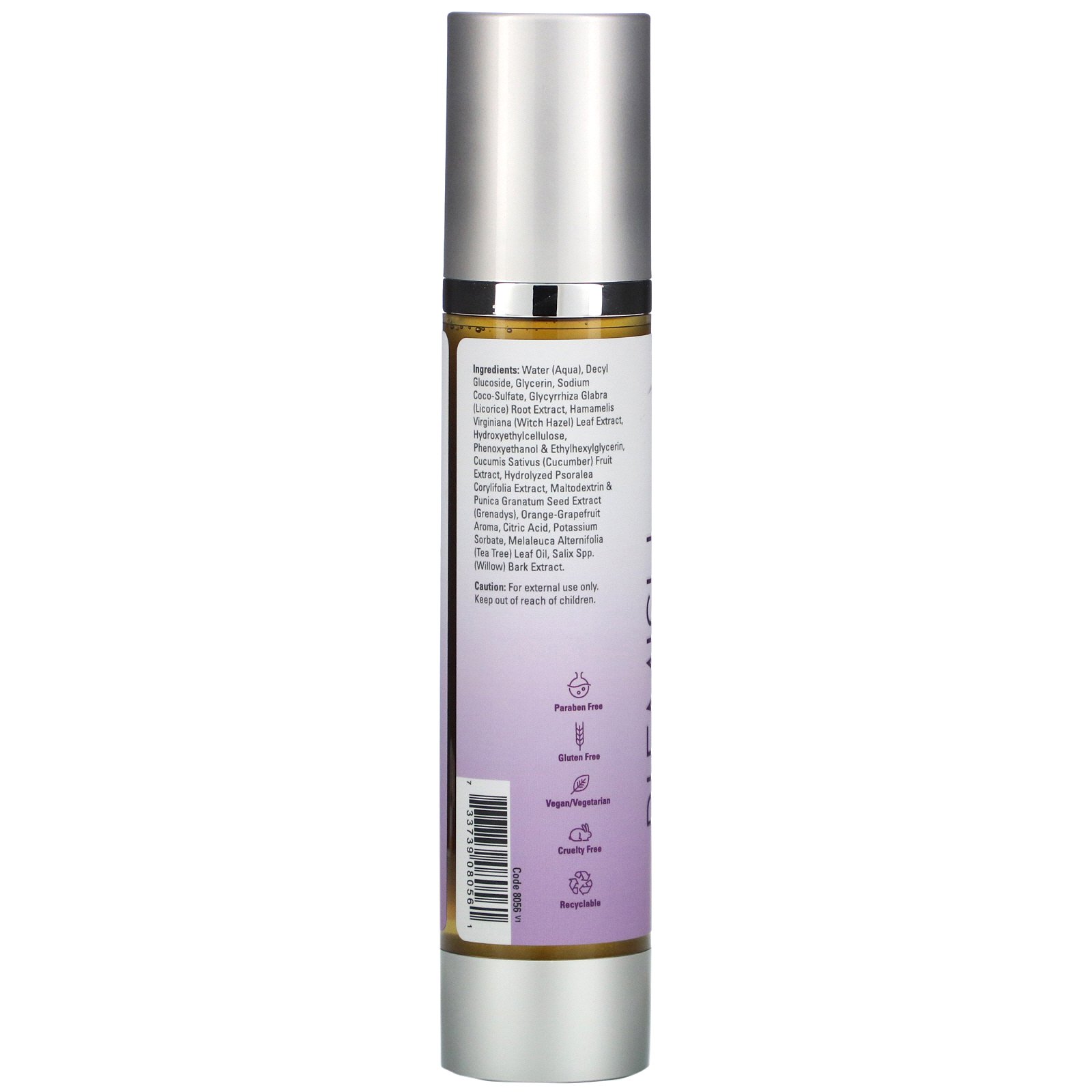 Comprar Now Foods, Solutions, Blemish Clear, Gel Cleanser, Purify, 4 fl oz (118 ml) - Imagem 2