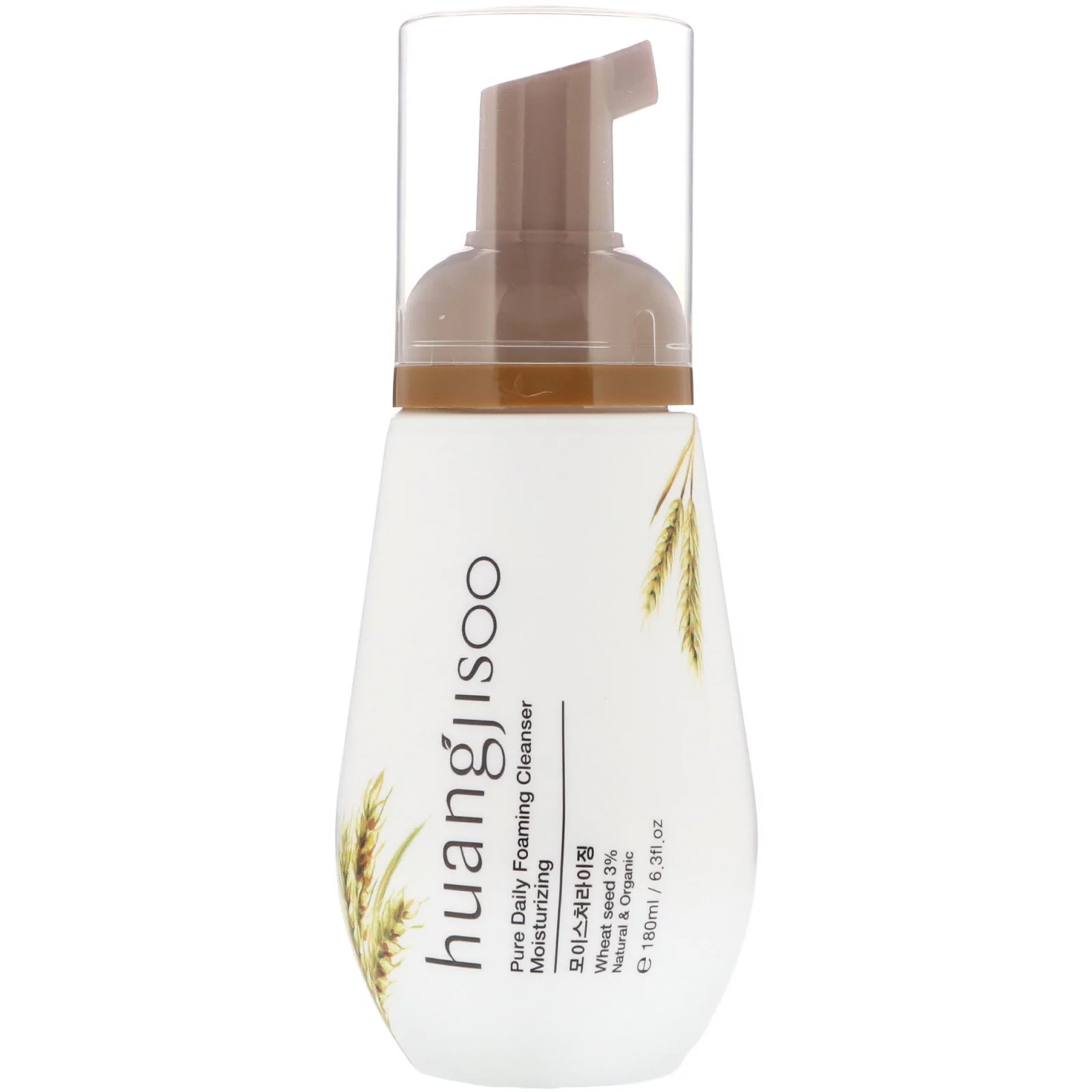 Comprar Huangjisoo, Limpador Espumante Puro Diário, Hidratante, 6,3 fl oz (180 ml)