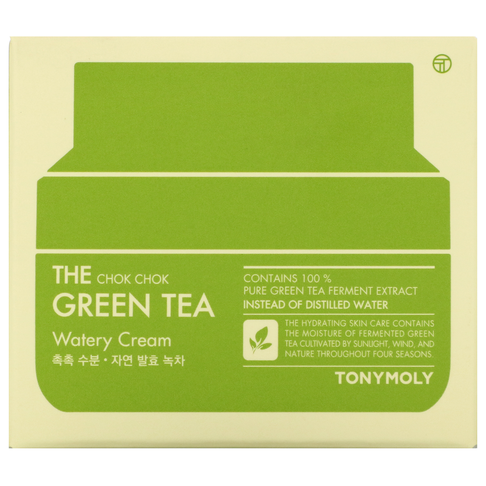 Comprar Tony Moly, The Chok Chok Green Tea, Watery Cream, 60 ml - Imagem 3