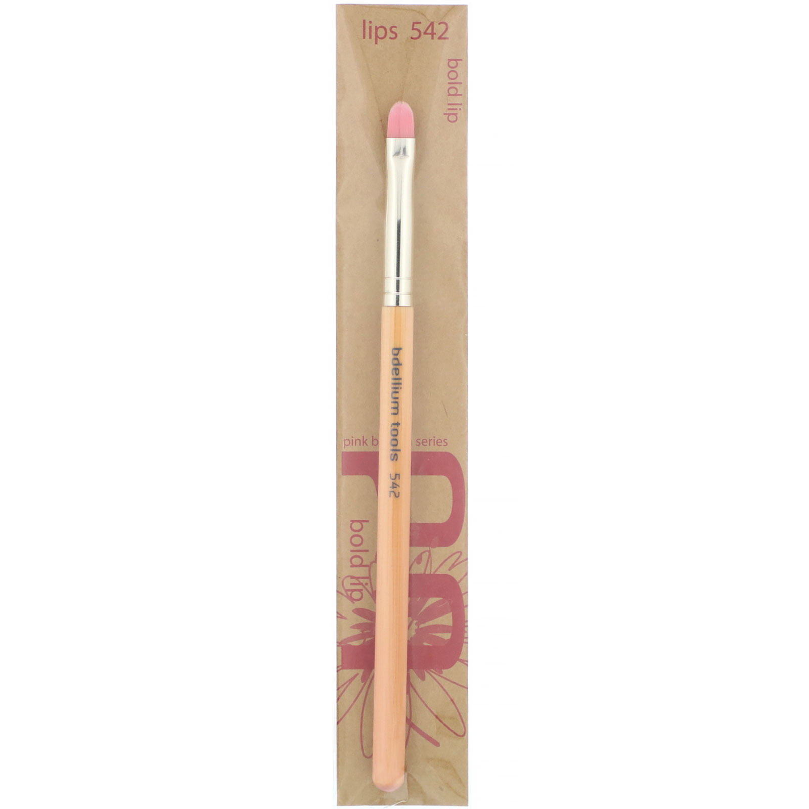 Comprar Bdellium Tools, Pink Bambu Series, Lips 542, 1 Pincel Labial - Imagem 2