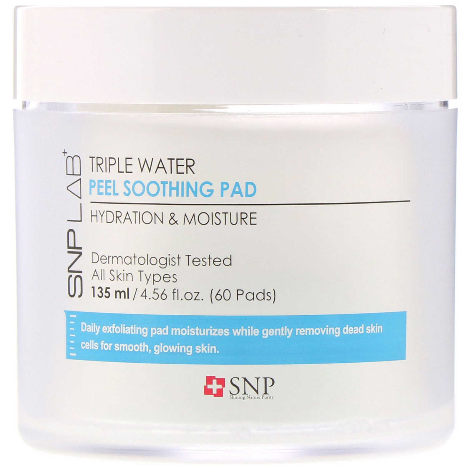 Comprar SNP, LAB +, Água Tripla, Lenços Suavizantes e Esfoliantes, 60 unidades
