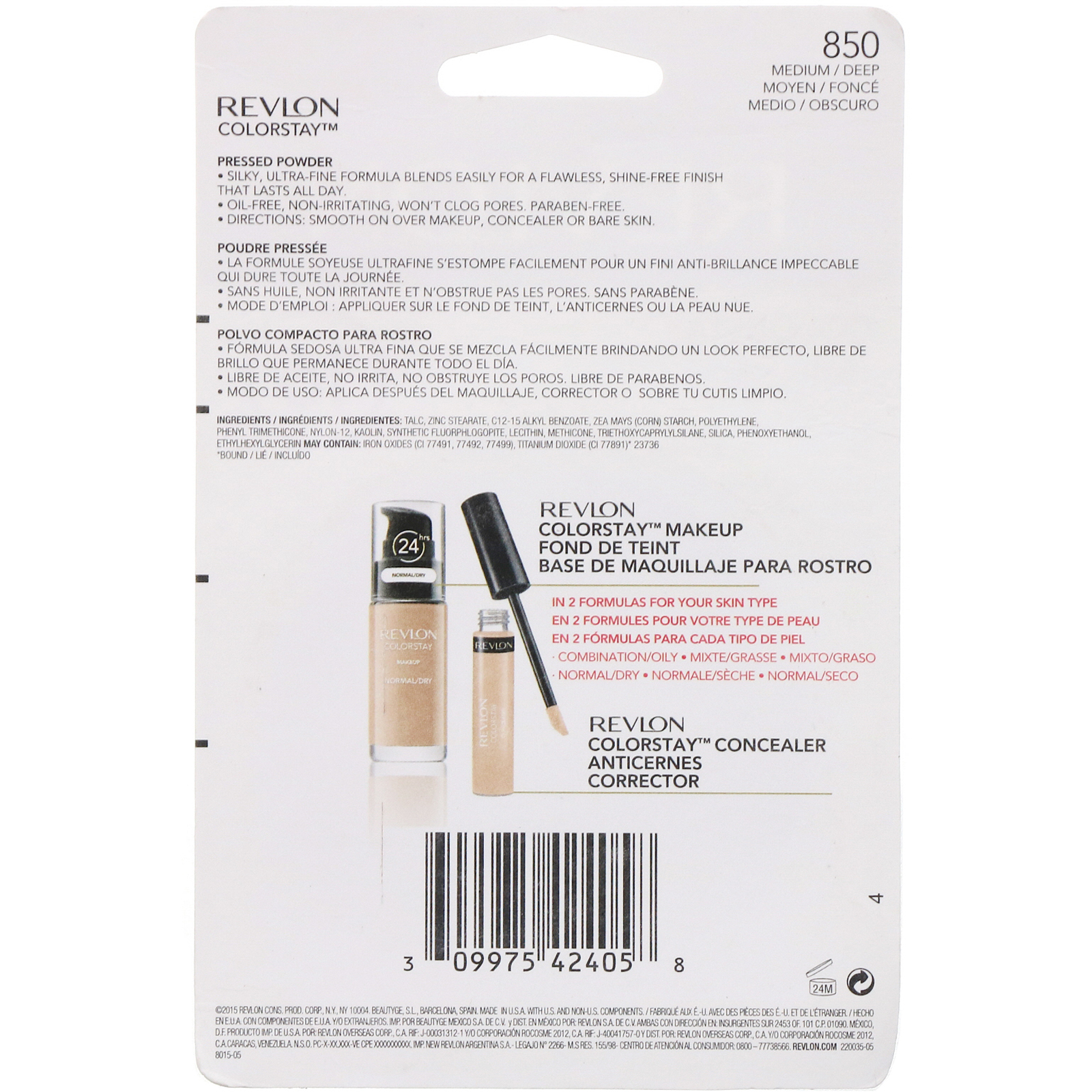 Comprar Revlon, Colorstay, Pó compacto, 850 Médio/Profundo, 8,4 g - Imagem 3