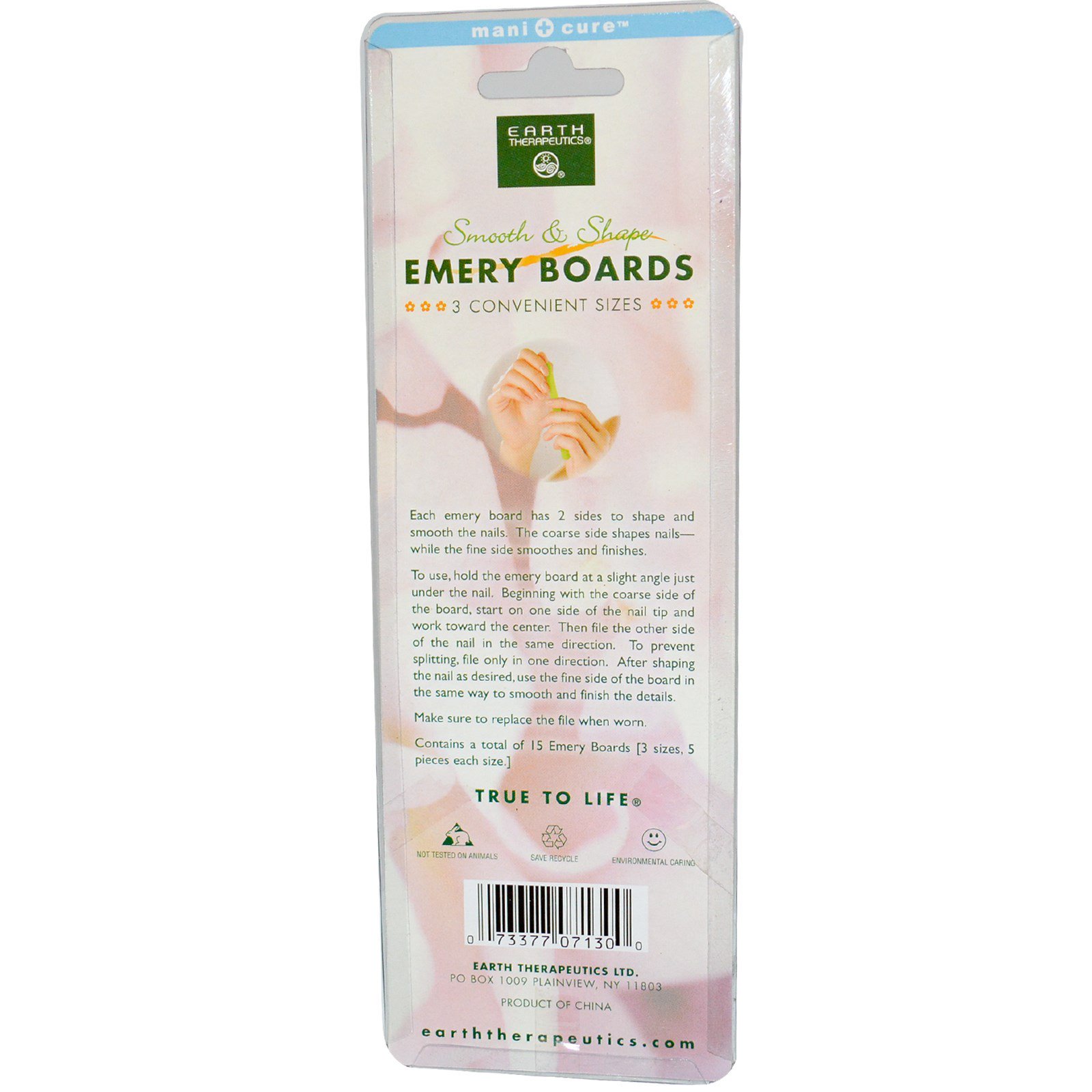 Comprar Earth Therapeutics, Lixas de Unha, 15 Lixas - Imagem 2