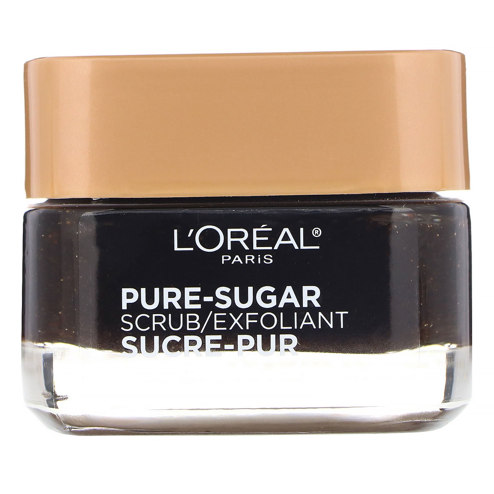 Comprar L'Oreal, Pure-Sugar Scrub, Resurface & Energize, 3 açúcares puros + café, 48 g