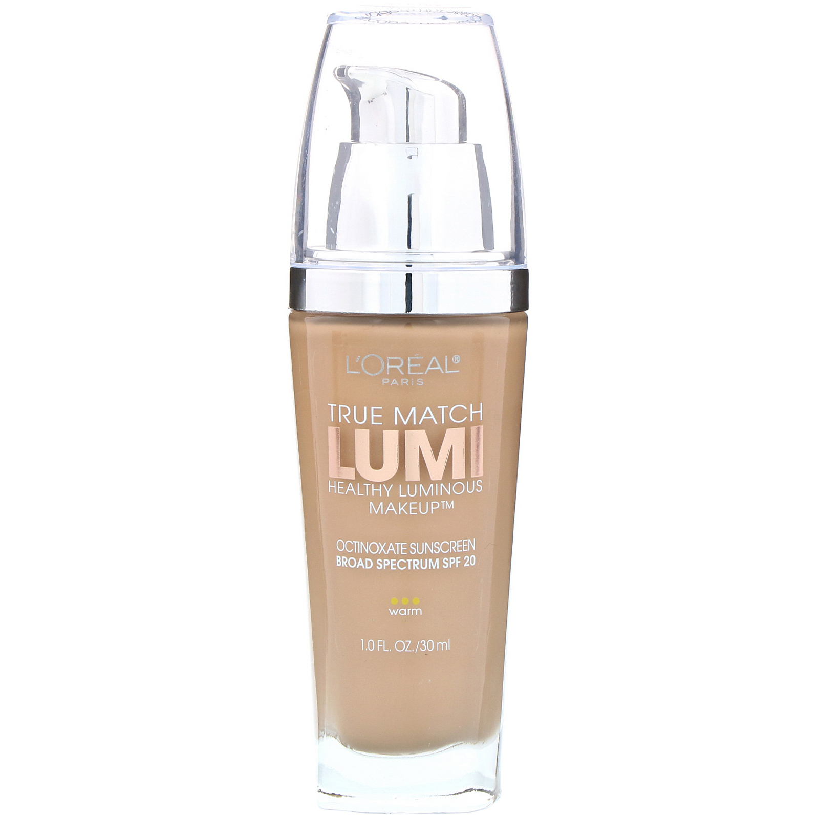 Comprar L'Oreal, Maquiagem True Match Healthy Luminous, FPS 20, Natural Beige W4, 30 ml