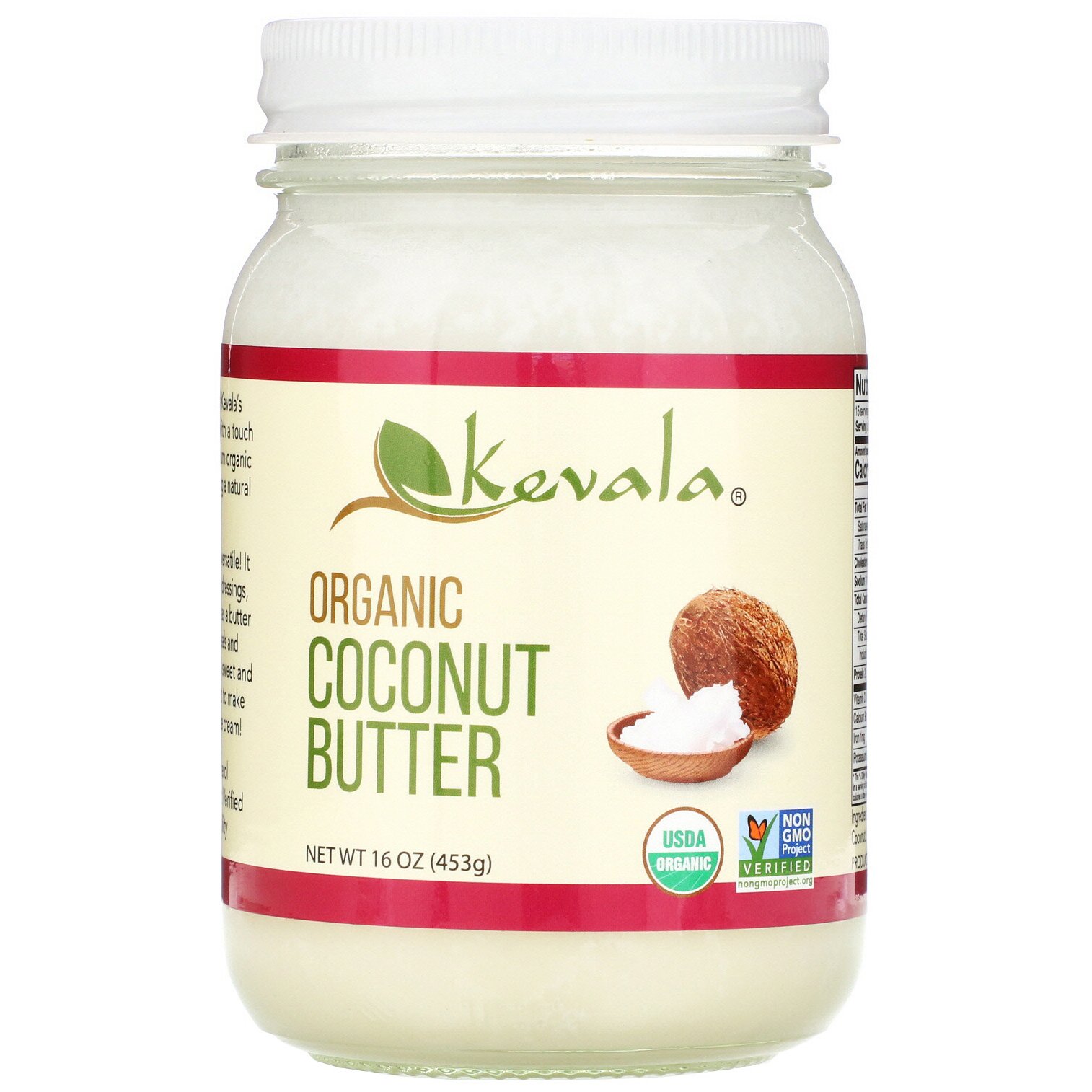 Comprar Kevala, Organic Coconut Butter, 16 oz (453 g)