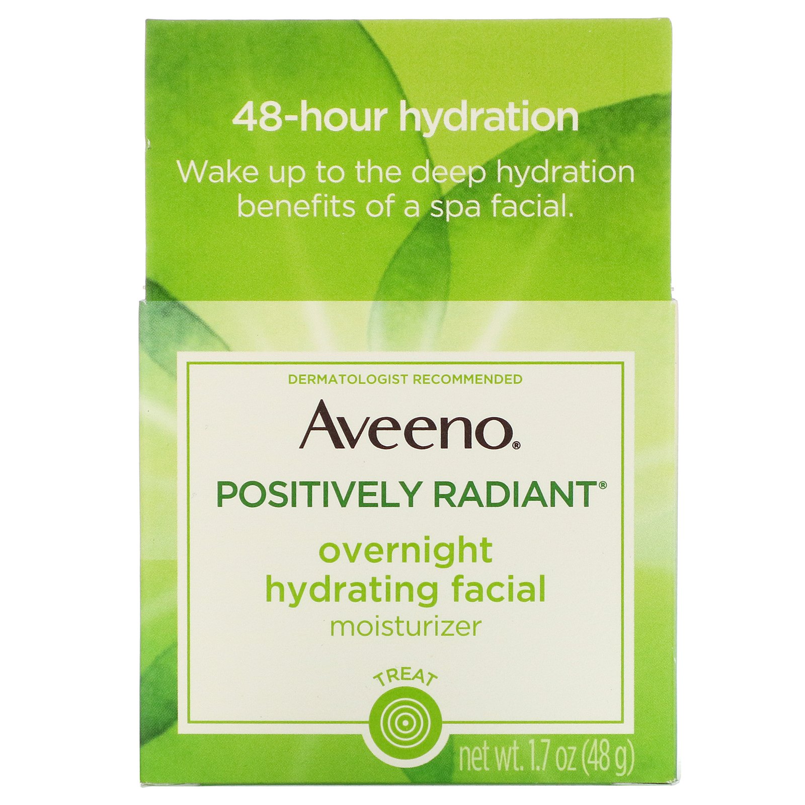 Comprar Aveeno, Active Naturals, Positivamente Radiante, Hidratante Facial Noturno, 48 g (1,7 oz) - Imagem 2