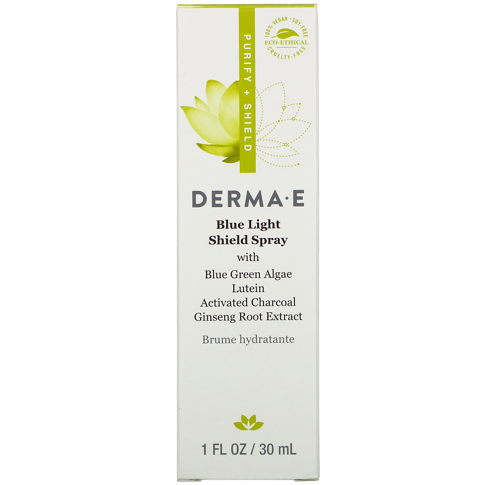 Comprar Derma E, Blue Light Shield Spray, 1 fl oz (30 ml) - Imagem 2