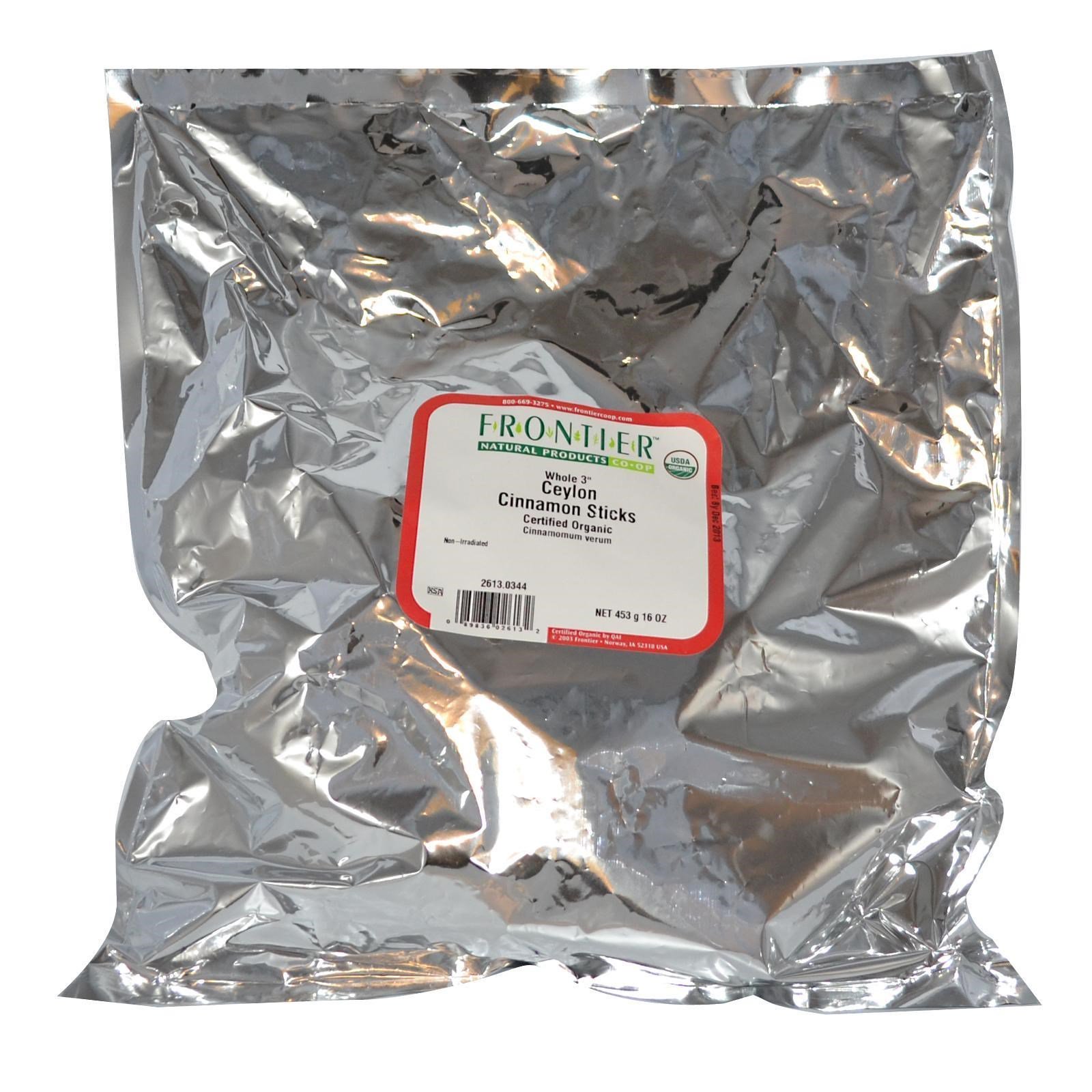 Comprar Frontier Natural Products, Bastões de Canela 3" Orgânicos Inteiros, 16 oz (453 g) - Imagem 2