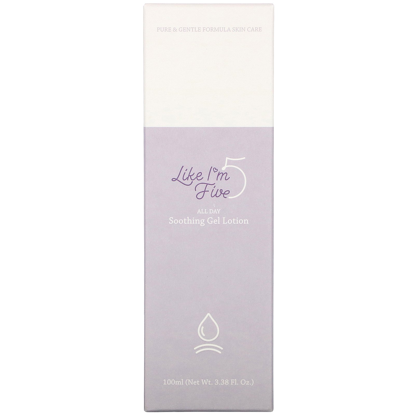 Comprar Like I'm Five, All Day Soothing Gel Lotion, 3.38 fl oz (100 ml) - Imagem 2