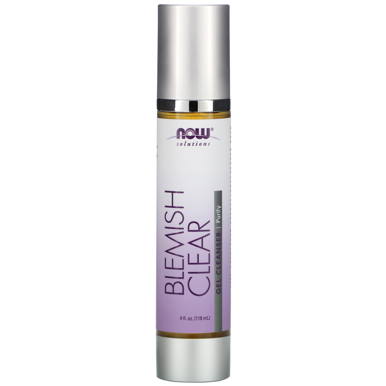 Comprar Now Foods, Solutions, Blemish Clear, Gel Cleanser, Purify, 4 fl oz (118 ml)