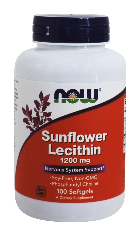 Comprar Lecitina de Girassol 1200 mg. - 100 Softgels NOW Foods