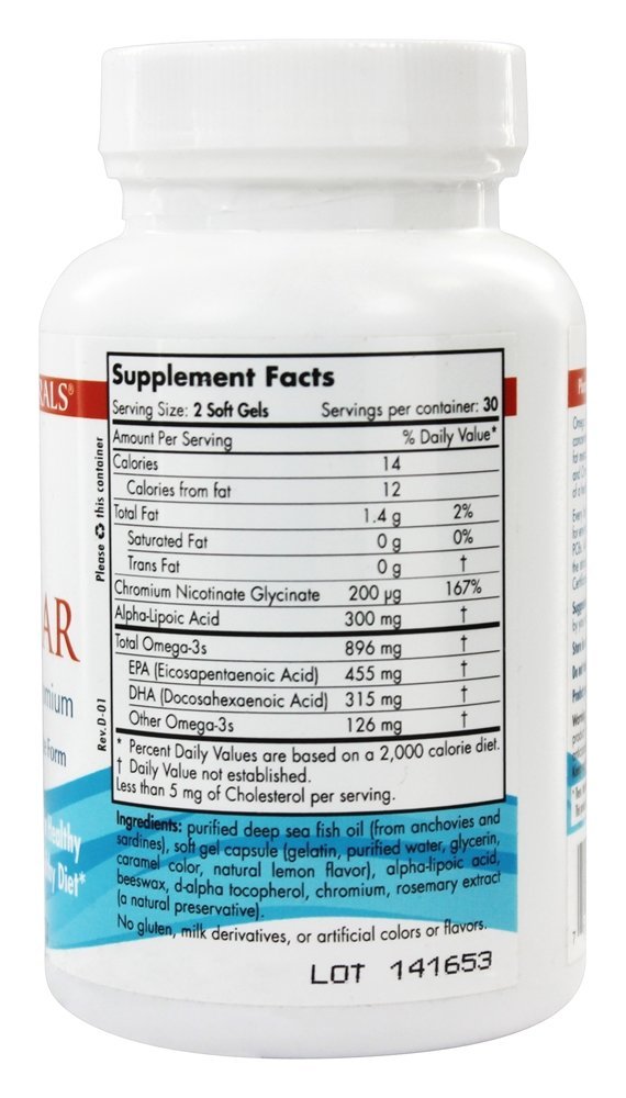 Comprar Omega Açúcar no sangue com Alpha -Ácido lipóico e cromo 1000 mg. - 60 Softgels Nordic Naturals - Imagem 2