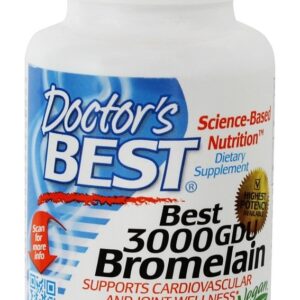 Comprar 3000 Bromelain do GDU 500 mg . - Cápsulas vegetarianas 90 Doctor's Best