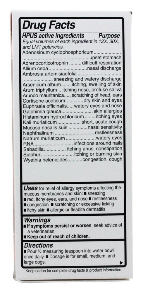 Comprar Alergias naturais para animais de estimação para caninos grandes - 4 fl. oz. King Bio - Imagem 3
