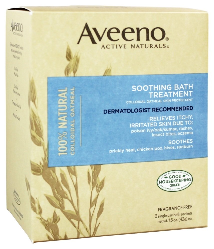 Comprar Tratamento de banho relaxante natural ativo 8 x 1.5 oz. Pacotes únicos sem perfume Aveeno