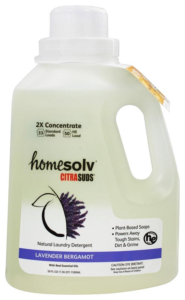 Comprar Casa Solv Citrasud 2x Concentrar Líquido Lavanderia Detergente 35-50 Cargas Lavanda Bergamota - 50 fl. oz. Citra Solv