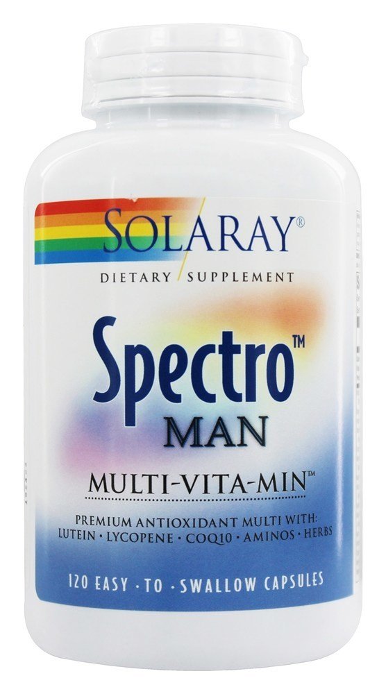 Comprar Spectro Man Multivitamínico Para Homens - Cápsulas 120 Solaray
