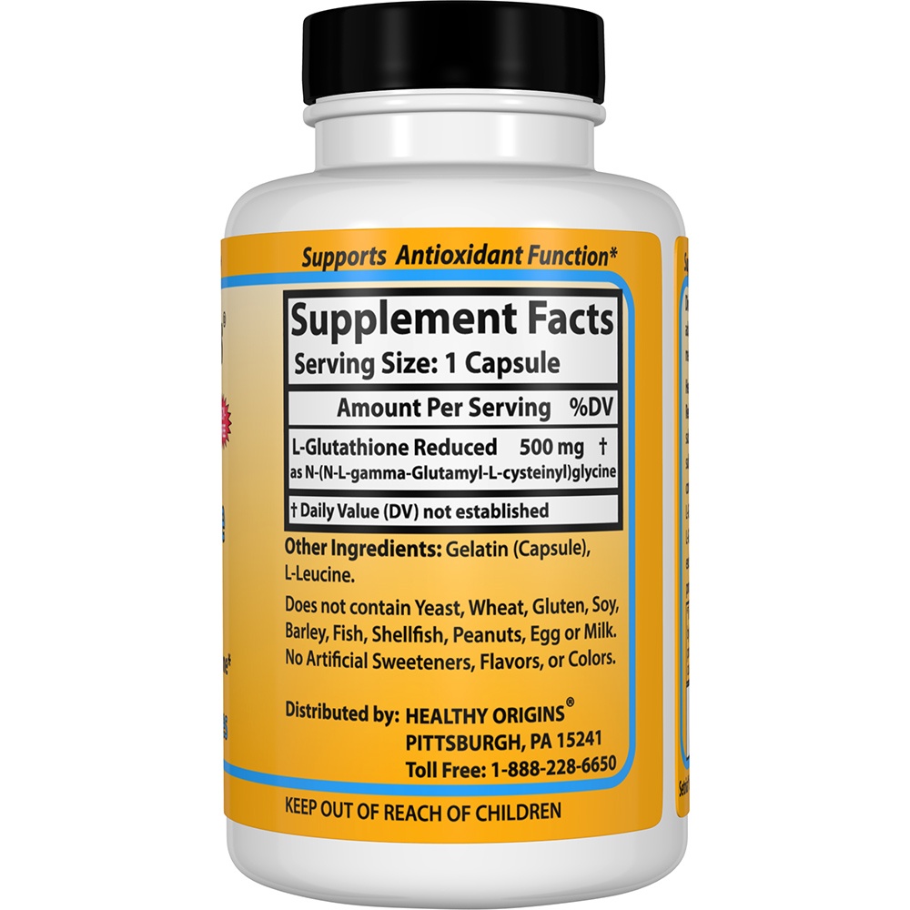 Comprar Setria L-Glutationa Reduzida 500 mg. - Cápsulas 60 Healthy Origins - Imagem 2