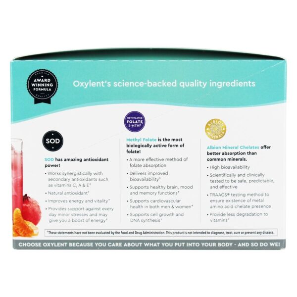 Comprar 5-em-1 Suplemento Multivitamínico Para Bebidas Pacote de Variedade - 30 Pacotes (s) Oxylent - Imagem 4