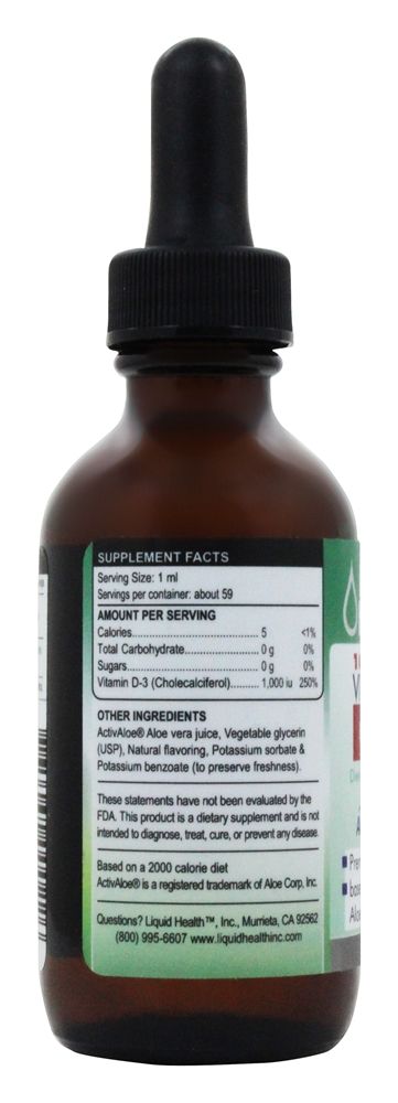 Comprar Vitamina D3 Drops 1000 UI - 2.03 fl. oz. Liquid Health - Imagem 3
