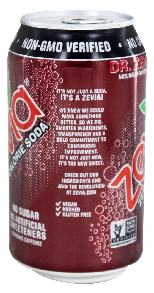 Comprar Toda a soda natural adoçada com estévia 12 oz. Latas Dr. Zevia Sabor - Pacote 6 Zevia - Imagem 4