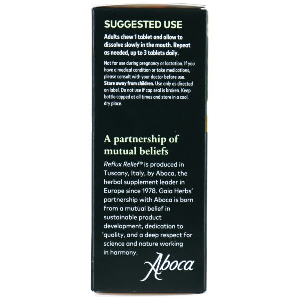 Comprar Socorro do Refluxo - 14 comprimidos mastigáveis Gaia Herbs - Imagem 5