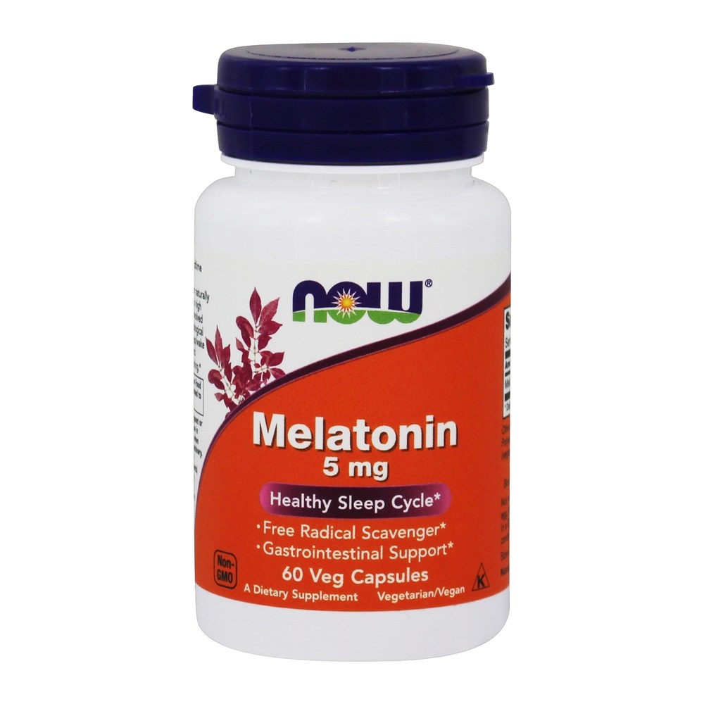 Comprar Melatonina de Alta Potência 5 mg. - 60 Cápsula (s) vegetal (s) NOW Foods