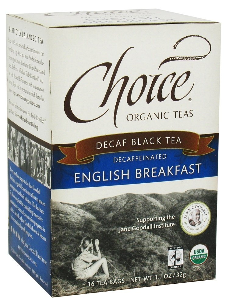 Comprar Café da Manhã Inglês Descafeinado - 16 Saquinhos de Chá Choice Organic Teas