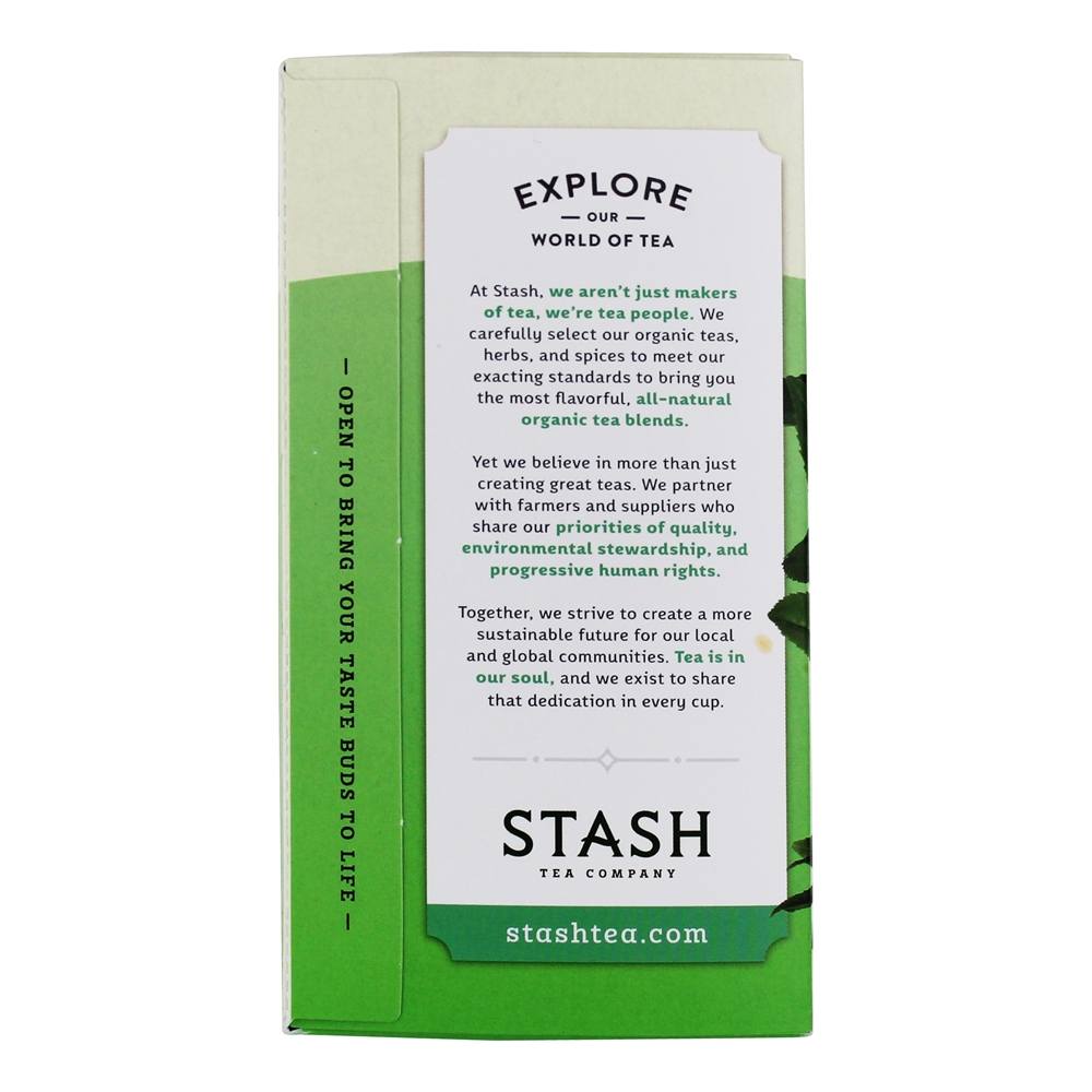 Comprar Chá Verde Premium Orgânico - 18 Saquinhos de Chá Stash Tea - Imagem 3