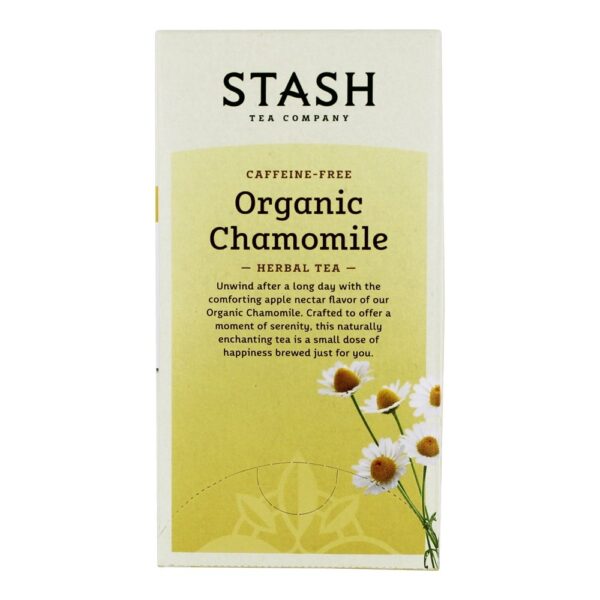Comprar Chá de ervas de camomila orgânica sem cafeína - 18 Saquinhos de Chá Stash Tea - Imagem 4