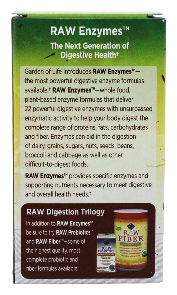 Comprar CRU Enzimas Mulheres 50 & Mais sábio - Cápsulas vegetarianas 90 Garden of Life - Imagem 3