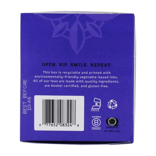 Comprar Chá de ervas Tulsi de lavanda orgânica sem cafeína - 18 Saquinhos de Chá Stash Tea - Imagem 5
