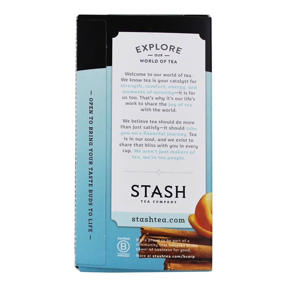 Comprar Chá de ervas de especiarias de alcaçuz sem cafeína - 20 Saquinhos de Chá Stash Tea - Imagem 3