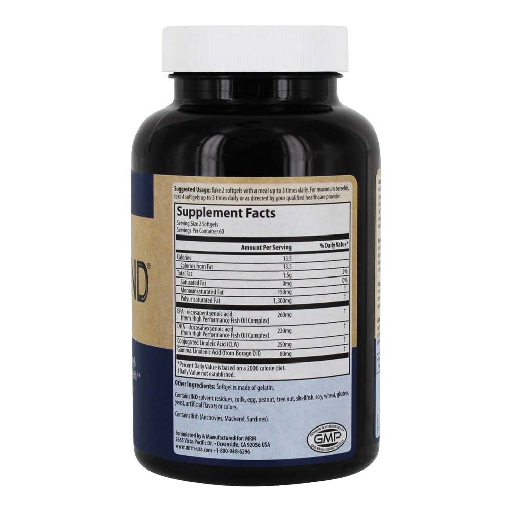 Comprar Smart CLA Advanced CLA, GLA e Omega Complexo de ácidos graxos - 120 Softgels MRM - Imagem 2