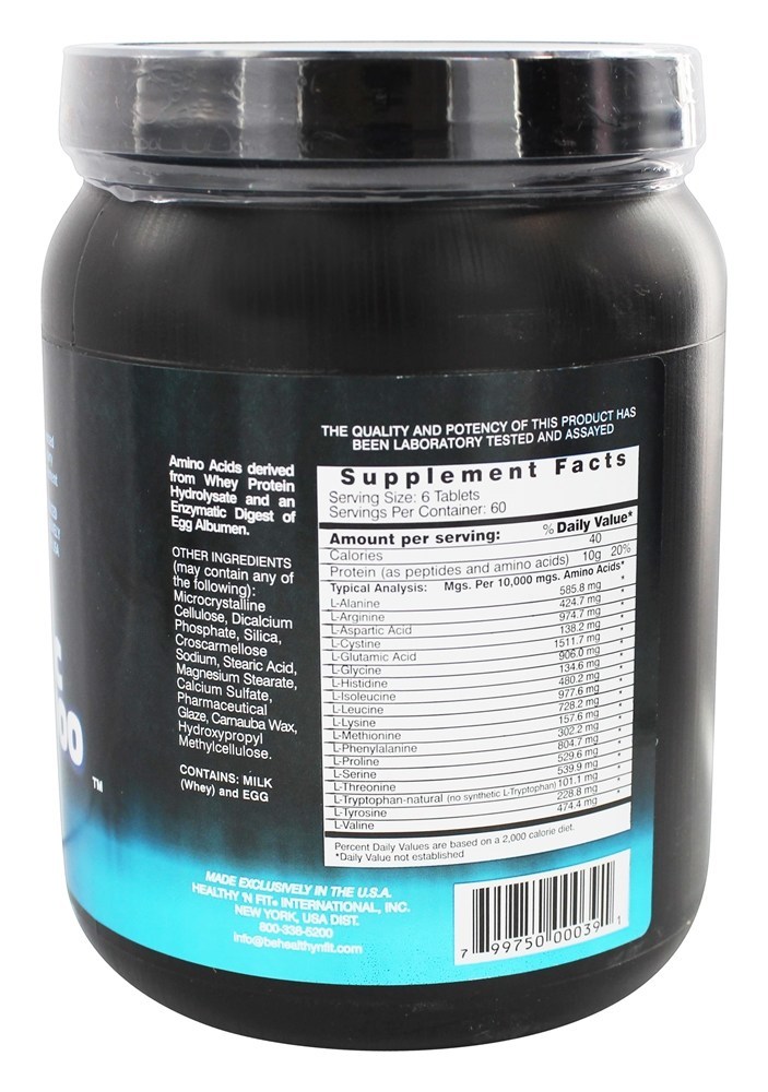 Comprar Amino anabolizante 10000 - 360 Tablets Healthy N' Fit - Imagem 2