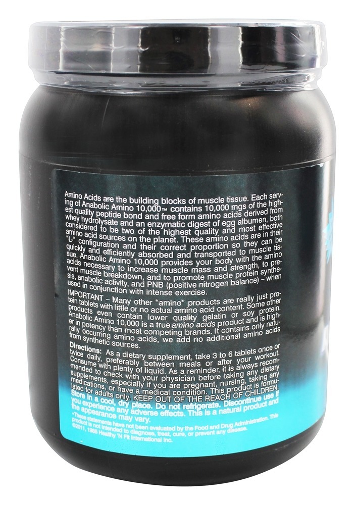 Comprar Amino anabolizante 10000 - 360 Tablets Healthy N' Fit - Imagem 3